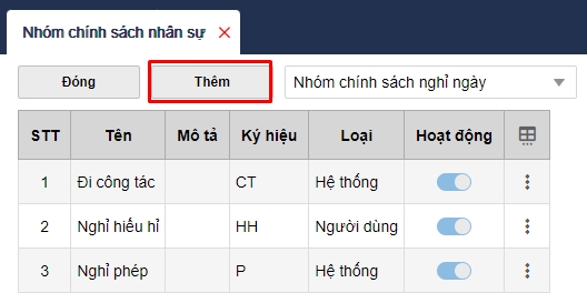 Nhan su - nut them nhom chinh sach nhan su.jpg